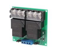 Aumotop Carte de Module de Relais qualité Industrielle, Module Déclenchement Faible à 2 Canaux pour Systèmes Contrôle, DC 30 V 30 A, 5 V/12/24 (Aumotop0utq962w78-2-24)