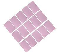 Aumotop Cartes de Visite en Aluminium de qualité Supérieure, Imperméables, Durables et Légères pour la Mise en Réseau, 50 Pièces (Or Rose)