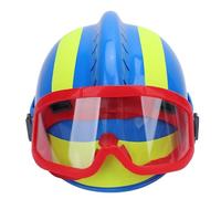 Aumotop Casque de sécurité avec Phare et Design Réfléchissant pour Les Opérations de Sauvetage sur Les Chantiers Construction et la Lutte Contre Incendies Forêt PC 11,81 X 6,30 Pouces (Bleu)