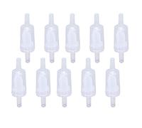 Aumotop Clapet Anti-retour Haute Performance 1 Voie Clapet Anti-retour D'arrêt D'eau pour Aquarium, Aliments et Boissons, équipement Médical, Industrie Chimique 10 Pièces 4 Mm PP Pompe à Air