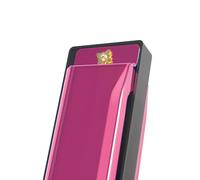 Aumotop Clé 10 Trous de C 20 Tons Musicaux élégants pour étudiants Débutants, Mini Harmonica Portable pour Enfants Adultes - ABS + Métal, Noir (Rose rouge)