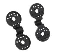 Aumotop Clips de Fixation de Pare-, 100 Pièces Clamp/Holder Filet Anti-Oiseaux en Plastique pour Tissu d'Ombrage Fixation Filet Jardin pour Serre Agricole Jardin Extérieur (Noire)