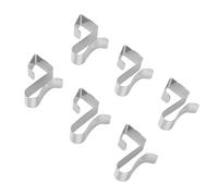 Aumotop Clips de Gouttière pour Lumière Extérieure, 50 Pièces, pour Maintenir les Lumières Féeriques, Espacement Optimal un Look Professionnel (S)