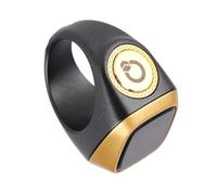 Aumotop Compteur de Comptage Intelligent avec Anneau de, pour un Comptage Facile et un Rappel du Temps Prière, pour Montre Qibla, Taille ABS