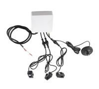 Aumotop Compteur D'énergie WiFi triphasé avec Capteur 120 A, Moniteur de Puissance Intelligent pour L'entretien de la Climatisation, Compteur D'énergie triphasé, Noir, 1 Paquet