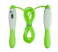 Aumotop Corde à Sauter Réglable, Comptage de 3 Mètres, Câble de Fitness | Poignées ABS PP, Cordon en PVC, Poignée Antidérapante, Entraînement Physique, Utilisation pour les Examens, Comptage Précis