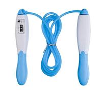 Aumotop Corde à Sauter Réglable, Comptage de 3 Mètres, Câble de Fitness | Poignées ABS PP, Cordon en PVC, Poignée Antidérapante, Entraînement Physique, Utilisation pour les Examens, Comptage Précis