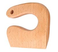 Aumotop Couteaux de Cuisine Sûrs, Jouet de Coupe en Bois pour Enfants, Couteau de Cuisine D'extérieur pour les Tout-petits, en Hêtre, Excellent Cadeau pour Couper les Légumes et les (Type de poignée