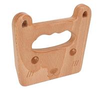 Aumotop Couteaux de Cuisine Sûrs, Jouet de Coupe en Bois pour Enfants, Couteau de Cuisine D'extérieur pour les Tout-petits, en Hêtre, Excellent Cadeau pour Couper les Légumes et les (Chatte)