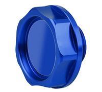 Aumotop Couvercle de Remplissage D'huile en Alliage D'aluminium, Bouchon de Réservoir Carburant Moteur Durable pour Voiture, Résistant aux Hautes Températures pour Les Amateurs Voiture (Bleu)