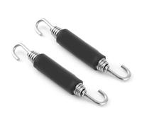 Aumotop Crochet à Ressort de Tuyau D'échappement en Acier Inoxydable, Durable pour Système D'échappement de Moto, 2 Pièces