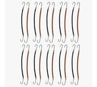 Aumotop Crochets pour Queue de Cheval, 20 Pièces, Pinces à Cheveux, Supports élastiques pour Cheveux, Accessoire Moelleux, Longue Durée