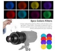 Aumotop Cylindre de Lumière Conique à Snoot Optique à Monture pour des Effets Photographie Captivants pour Les Portraits en Studio et la Photographie Mariage