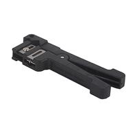 Aumotop Dénudeur de Fibre Optique Couteau de Câble Efficace pour électriciens Outil D'épluchage pour Câbles Coaxiaux 45-165, Plastique Noir + Métal, 1 X Dénudeur Fibre, adapté aux Micro Coaxiaux CATV