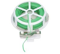 Aumotop Distributeur de Rouleaux D'attaches de Câble pour Plantes Jardin, avec Coupe, Attache Torsadée en Fil d'acier en Plastique pour Légumes, Large Application (50 m / 164 Pieds)