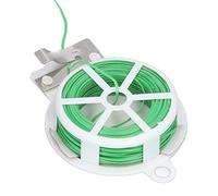 Aumotop Distributeur de Rouleaux D'attaches de Câble pour Plantes Jardin, avec Coupe, Attache Torsadée en Fil d'acier en Plastique pour Légumes, Large Application (20m)