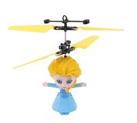 Aumotop Dolls Princess Induction Flying Quadcopter Interactive RC Fly Aircraft Mode de Chargement USB Mini Hélicoptère Jouet pour Enfants, Cadeau Parfait pour Les Enfants par Banque de Charge