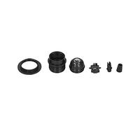 Aumotop Douille de Lampe E27 Rétro, Support de Lampe avec Clip Câble pour Usage Domestique, Plastique PPA Durable Noir 82x58x38mm