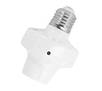 Aumotop Douille de Lumière Intelligente E27, Porte-ampoule de Contrôle sans Fil pour la Maison et le café, Matériel PC Fiable, 6.6x6.6x9.2cm
