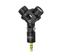 Aumotop DSLR CVM-VS10 Mini Microphone Stéréo XY Flexible Boîtier Métallique Réglable à 90 ° pour Caméra D'action