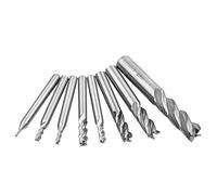 Aumotop Ensemble de 8 Fraises en Acier Rapide pour Trous Ronds Précis et Bords Lisses, pour Perceuse à Main/perceuse D'établi/, Ensemble D'outils de Rainurage HSS Métal Fin/acier/