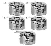 Aumotop Ensemble de Boîtes à Canettes 5 Pièces, Accessoires Légers pour Machine à Coudre, pour Usage Domestique L'ancienne, Alliage de Haute qualité 2.2cm
