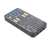 Aumotop Ensemble de Changeur de Voix Multifonction, 8 Changeurs de Voix, Lumières LED, Carte Son Plug and Play pour Téléphone, Ordinateur, Tablette, Commutateur, - Petite Taille, Facile à (Version