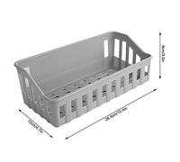 Aumotop Étagère Panier de Douche Matériau PP Durable 10,4in (Gray) | Fabriqué à partir de PP robuste, adhésif puissant, conçu pour un drainage facile, placement multifonctionnel, idéal pour la