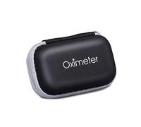Aumotop Étui de Rangement pour Oxymètre, Taille Compacte, Léger, Résistant aux Chocs, étanche, Sac de Voyage organisé en EVA pour Moniteur Saturation Sanguine, Noir