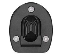 Aumotop Extension de Béquille pour GTS 250 300 2013-2019, Plaque D'agrandissement de Béquille Latérale Durable, Empêche le Trépied Couler, Taille Compacte pour un Transport Pratique (B (noir))