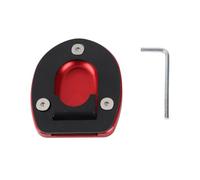 Aumotop Extension de Béquille pour GTS 250 300 2013-2019, Plaque D'agrandissement de Béquille Latérale Durable, Empêche le Trépied Couler, Taille Compacte pour un Transport Pratique (Un (rouge))