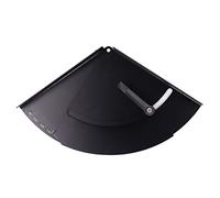 Aumotop Finition de Peinture Noire Durable, Pince à Angle Variable, Lecture Précise pour Outils de Travail du Bois, Fer Noir (Rapporteur 180°)