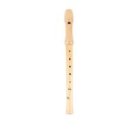 Aumotop Flûte à Bec Soprano 8 Trous Flûte à tonalité C élevée pour Débutants Professionnels avec Bâton de Nettoyage en Bois pour Représentations Répétitions Burlywood 32,5 * 2,5 Cm