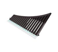 Aumotop Flûte de Pan à clé C, 18 Tuyaux avec Embout, Flûte de Poêle pour étudiants, Instrument à Vent, Cadeau pour Enfants, Choix Cadeaux (Noire)