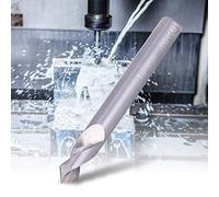 Aumotop Foret à Points en Acier au Tungstène HRC 55, Couteau à Chanfreiner 90 Degrés pour Perceuse, Haute dureté D6 X 90 ° X 50 2T avec une Excellente Finition