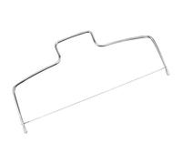 Aumotop Gâteau Réglable en Acier Inoxydable, Outil de Trancheur avec Fil Détachable, Niveleur de Gâteau Facile à Utiliser pour les Amateurs Pâtisserie Réussis (Un fil)