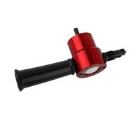 Aumotop Grignoteuse de Tôle à Double Tête, Accessoire de Perceuse à Grignoteuse Polyvalent pour la Coupe Courbes Droites et Cercles, Fonctionne avec une Perceuse électrique ou Pneumatique, Couleur