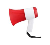 Aumotop Haut-parleur Portatif Mégaphone 100W pour Grands Rassemblements avec Plusieurs Modes D'alarme Rouge et Blanc