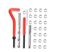 Aumotop Helicoil Car Pro Coil Tool Kit D'insert de Réparation de Filetage Métrique qualité Supérieure M5 M6 M8 M10 M14 pour les Amateurs Moteurs Argent 3 Cm Taille du Colis (M8-1.25)