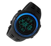 Aumotop Hommes Compte à Rebours Double Temps Montres de Sport Numériques avec Alarme pour Courir 50M étanche (#1)