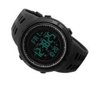 Aumotop Hommes Compte à Rebours Double Temps Montres de Sport Numériques avec Alarme pour Courir 50M étanche (#2)