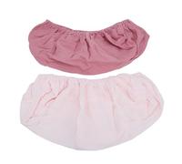 Aumotop Housse de Matelas à Langer Respirante 2 Pièces, Draps de Matelas à Langer Grande Taille, Adaptés aux Nouveau-nés et aux Bébés, Choix Cadeau pour les Fêtes Prénatales, Noël (Rose clair)