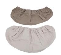 Aumotop Housse de Matelas à Langer Respirante 2 Pièces, Draps de Matelas à Langer Grande Taille, Adaptés aux Nouveau-nés et aux Bébés, Choix Cadeau pour les Fêtes Prénatales, Noël (Abricot beige