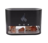 Aumotop Humidificateur d'aromathérapie, Humidificateur de Diffuseur d'air de Flamme 250 Ml 7 Couleurs Diffuseur 'aromathérapie Flamme pour la Maison, l'appartement, l'hôtel, le Bureau, le Spa