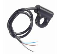 Aumotop Interrupteur de Guidon de Mm, Résistant aux Intempéries, Version ON/OFF Blue Ray pour Feux Freinage Danger, Voyant Lumineux, Installation Facile, Convient au Kit Guidon 7/8 Pouces, Bouton