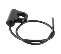 Aumotop Interrupteur de Guidon de Mm, Résistant aux Intempéries, Version ON/OFF Blue Ray pour Feux Freinage Danger, Voyant Lumineux, Installation Facile, Convient au Kit Guidon 7/8 Pouces, Bouton