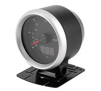 Aumotop Jauge Turbo Boost Universelle à LED pour Voiture avec Affichage de la Valeur Maximale pour la Plupart des Voitures 12 V - Contrôle D'indicateur LED de 30 à 2,5 Barres les Amateurs Voitures