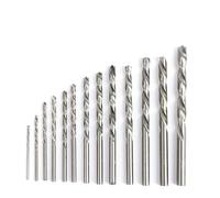 Aumotop Jeu de Forets en Acier Rapide, Embout Hélicoïdal en Métal Dur pour le Perçage de L'Acier Inoxydable dans un étui Rangement pour Usage Domestique/industriel, Acier à Roulement Laiton 13