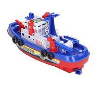 Aumotop Jouet de Bateau de Feu électrique, Stimule L'imagination, Pulvérisation d'eau éducative, Lumière Musicale pour Enfants