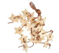Aumotop Jouet étoile en Bois pour Oiseaux, Résistant à la Mastication, pour Perroquets et Tourtereaux Joueurs, fabriqué avec Un Matériau Non Toxique Réduire Le Stress (Couleur Originale)